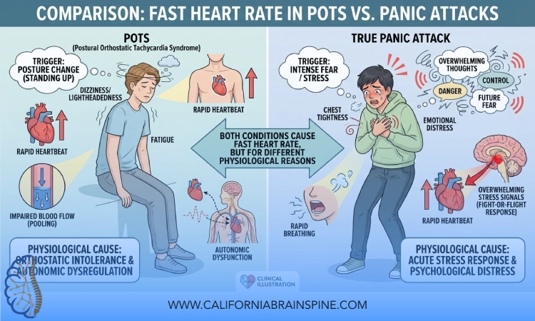 Fast Heart Rate: POTS vs True Panic Attacks